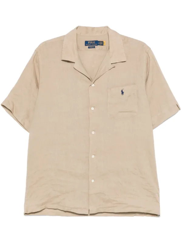 Polo Ralph Lauren リネンシャツ | ニュートラル | FARFETCH JP