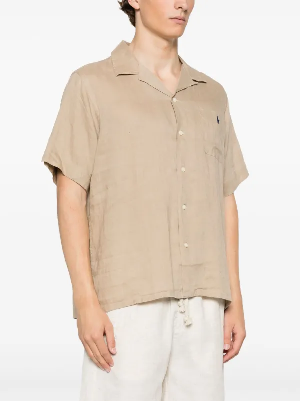 Polo Ralph Lauren リネンシャツ Polo Ralph Lauren リネンシャツ | ニュートラル | FARFETCH JP