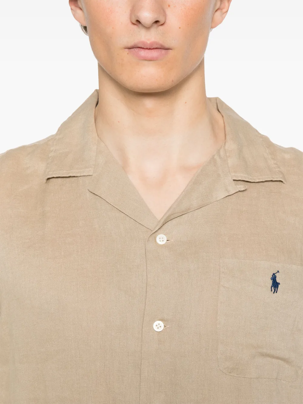 Polo Ralph Lauren Linnen overhemd Beige