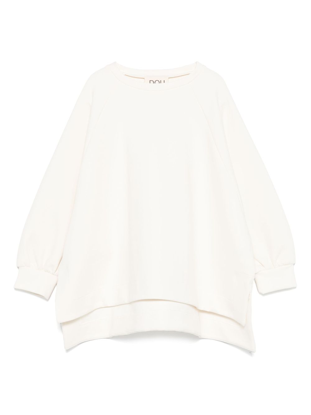 Douuod Kids logo-patch sweatshirt - White