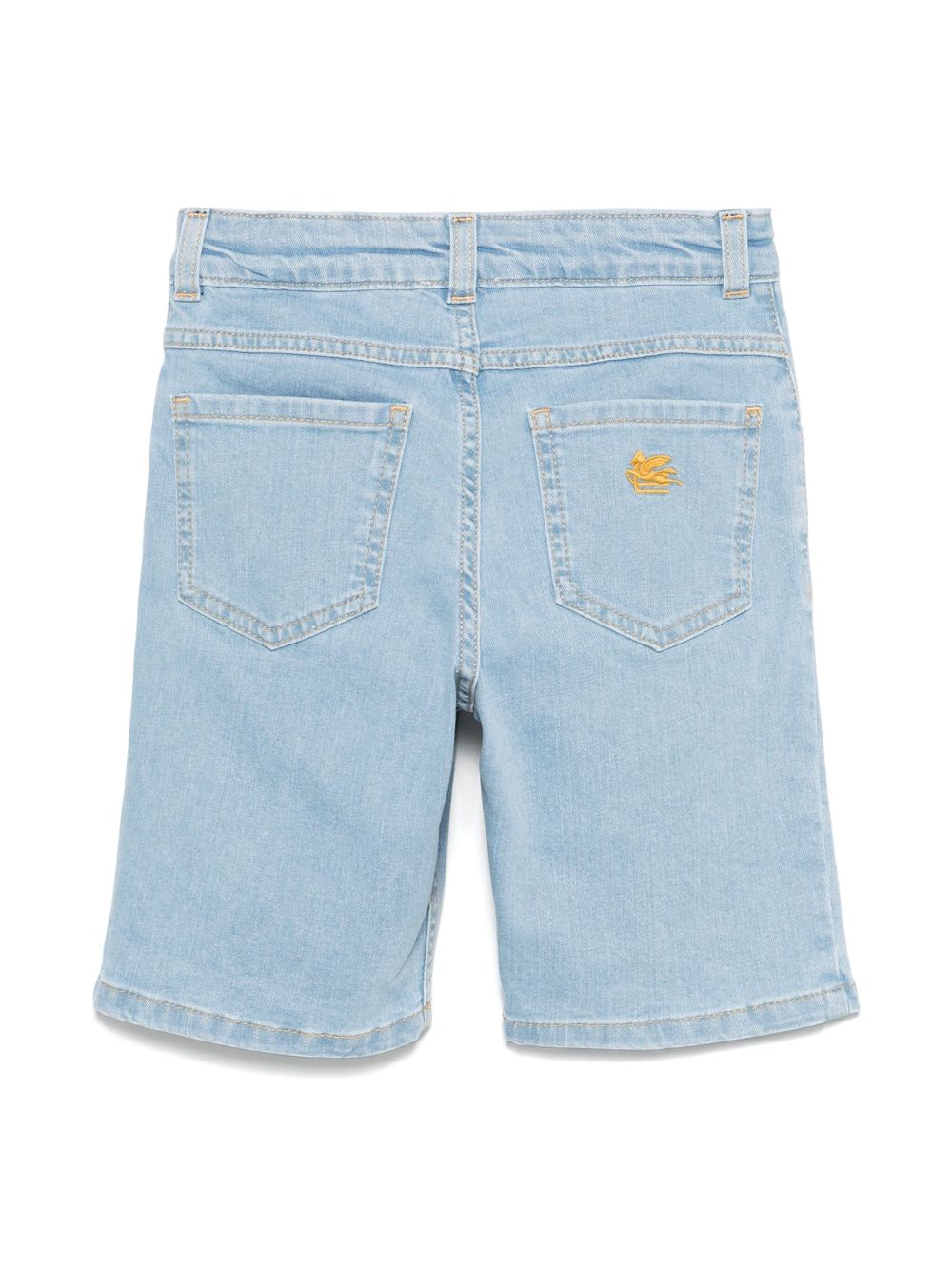 ETRO KIDS Pegaso-motif shorts - Blue