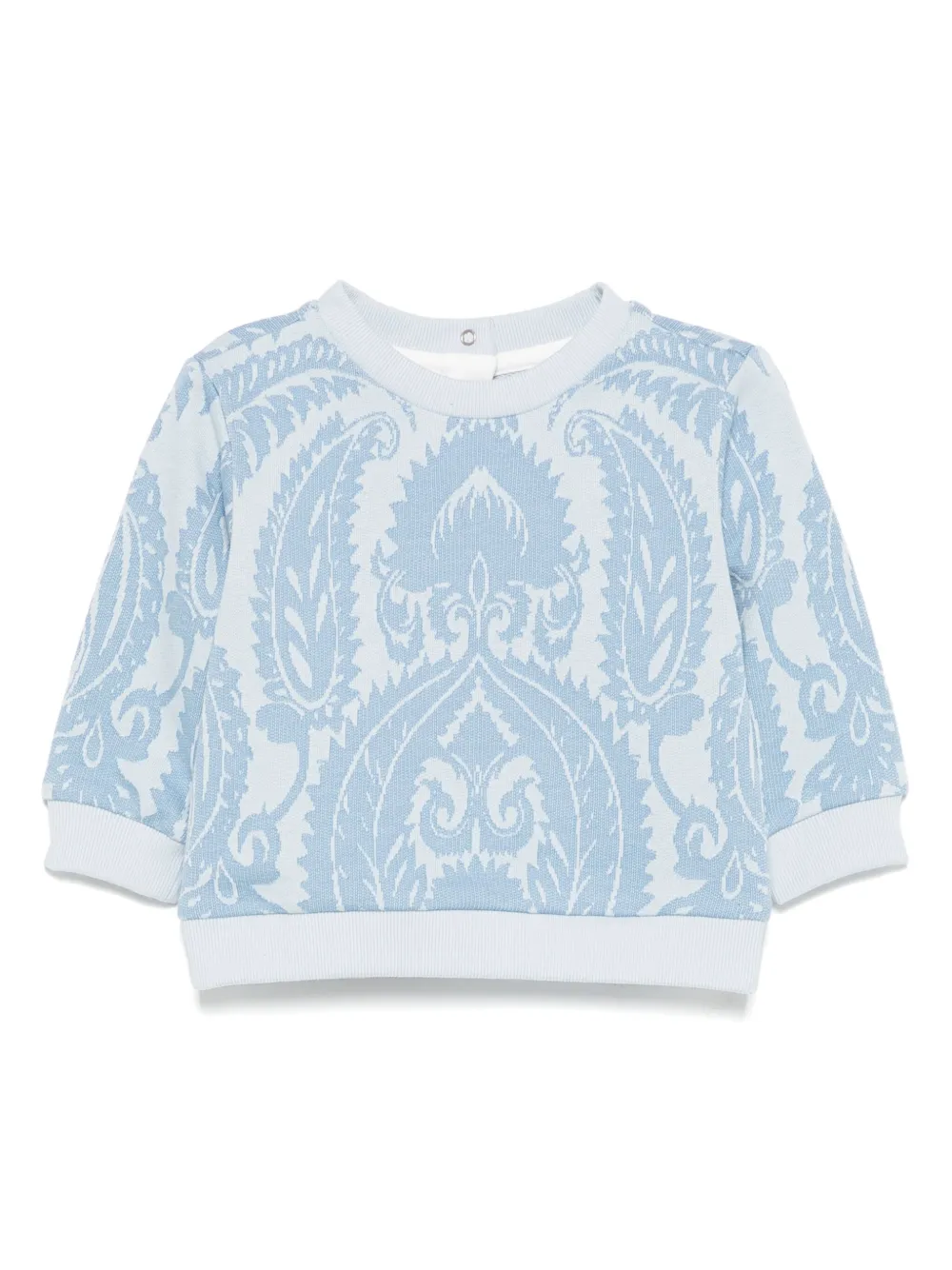 ETRO KIDS Trui met jacquard Blauw