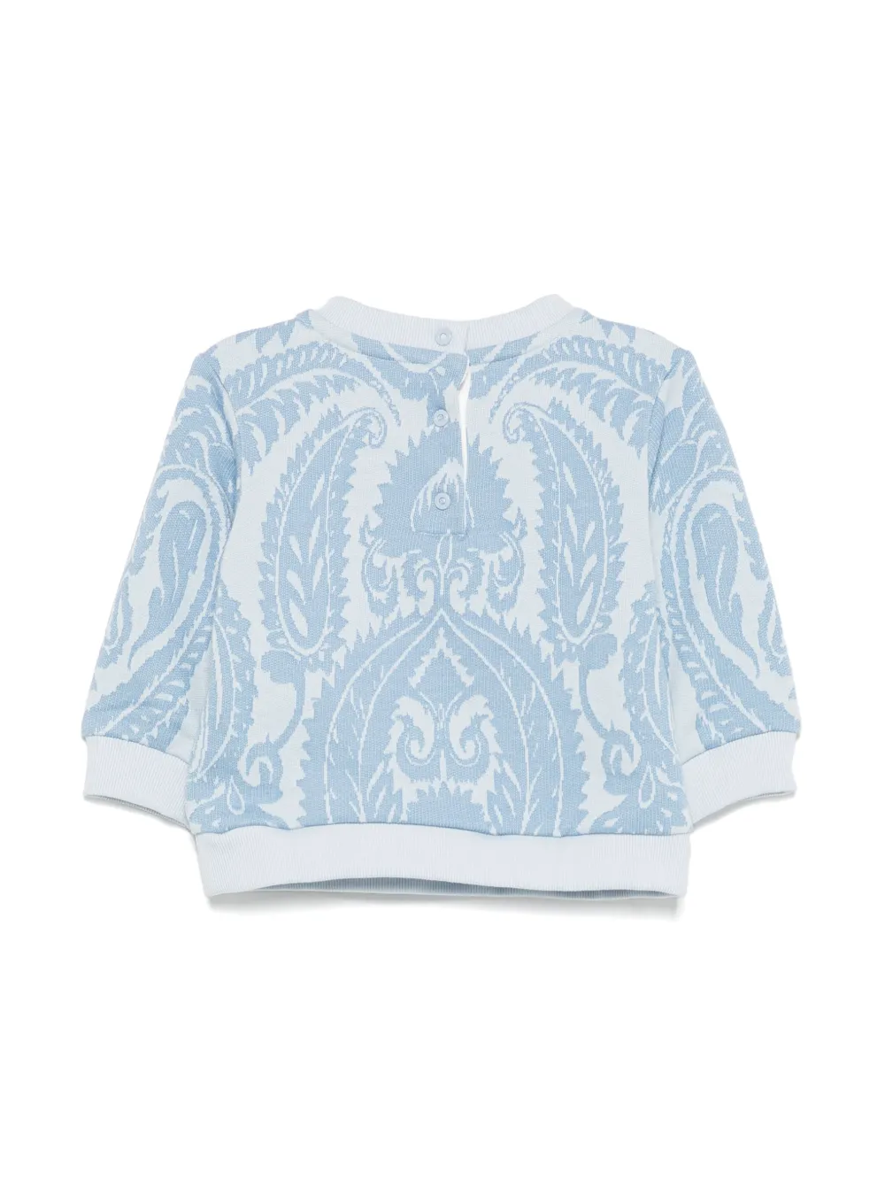 ETRO KIDS Trui met jacquard - Blauw