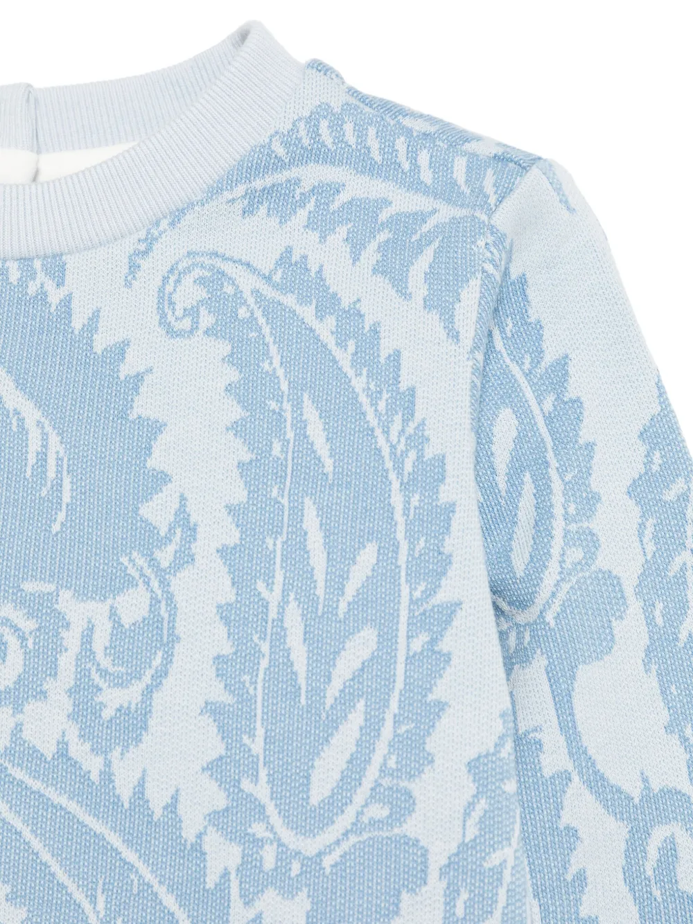 ETRO KIDS Trui met jacquard Blauw