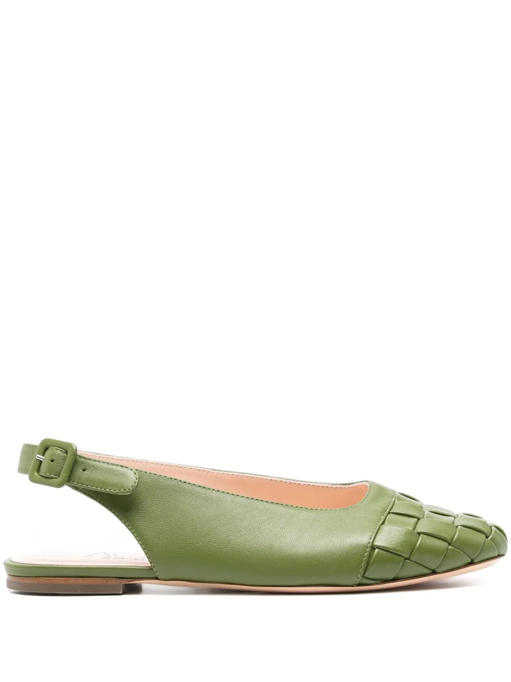 AGL Mara ballerina shoes Green