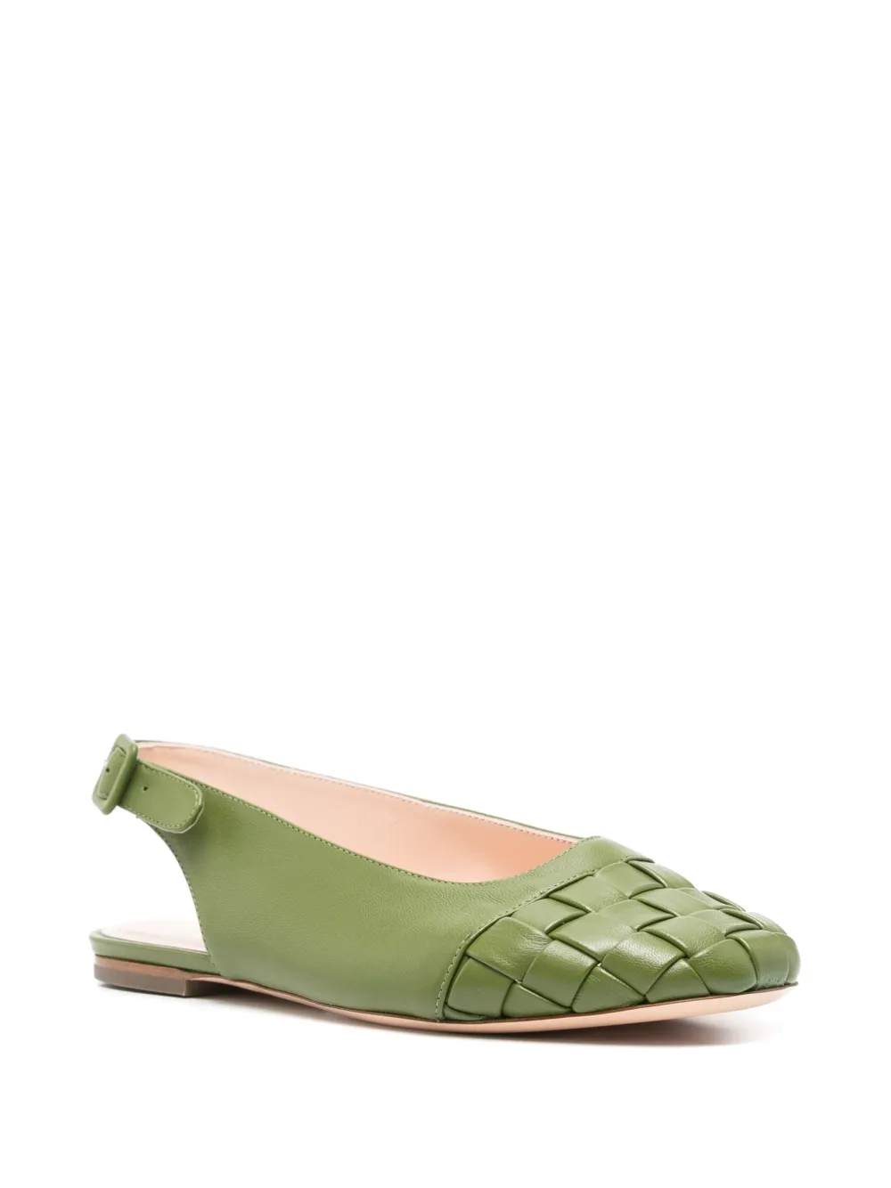 AGL Mara ballerina shoes Green