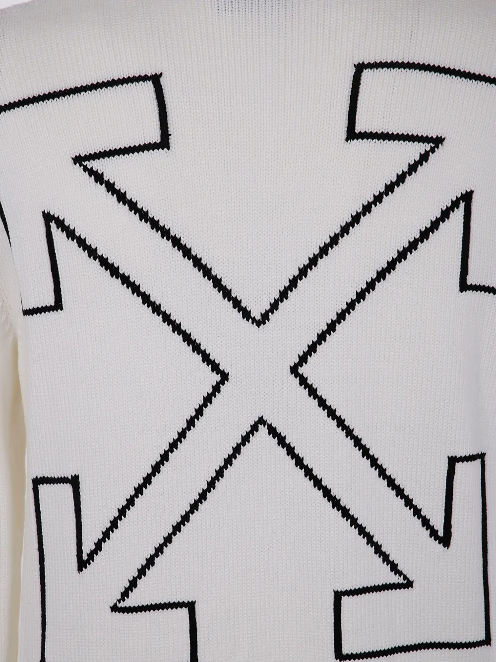 Off-White Diag Outline trui Beige