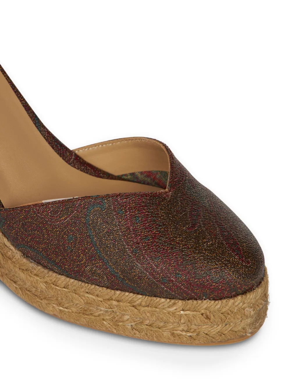 ETRO paisley-print espadrilles Purple