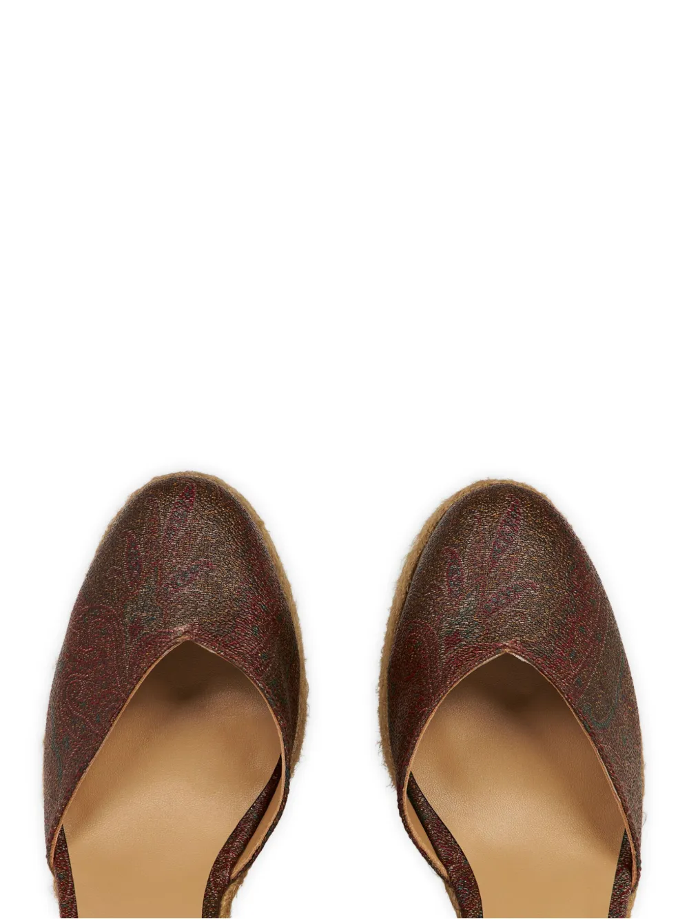 ETRO paisley-print espadrilles Purple