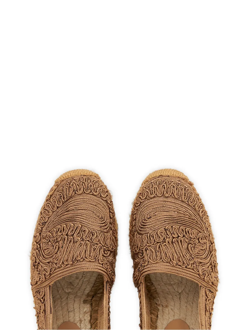 ETRO paisley embroidered espadrilles Neutrals