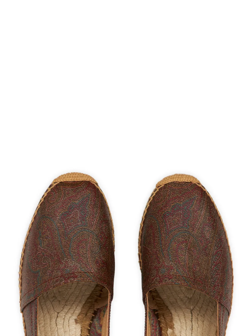 ETRO paisley-print espadrilles Red