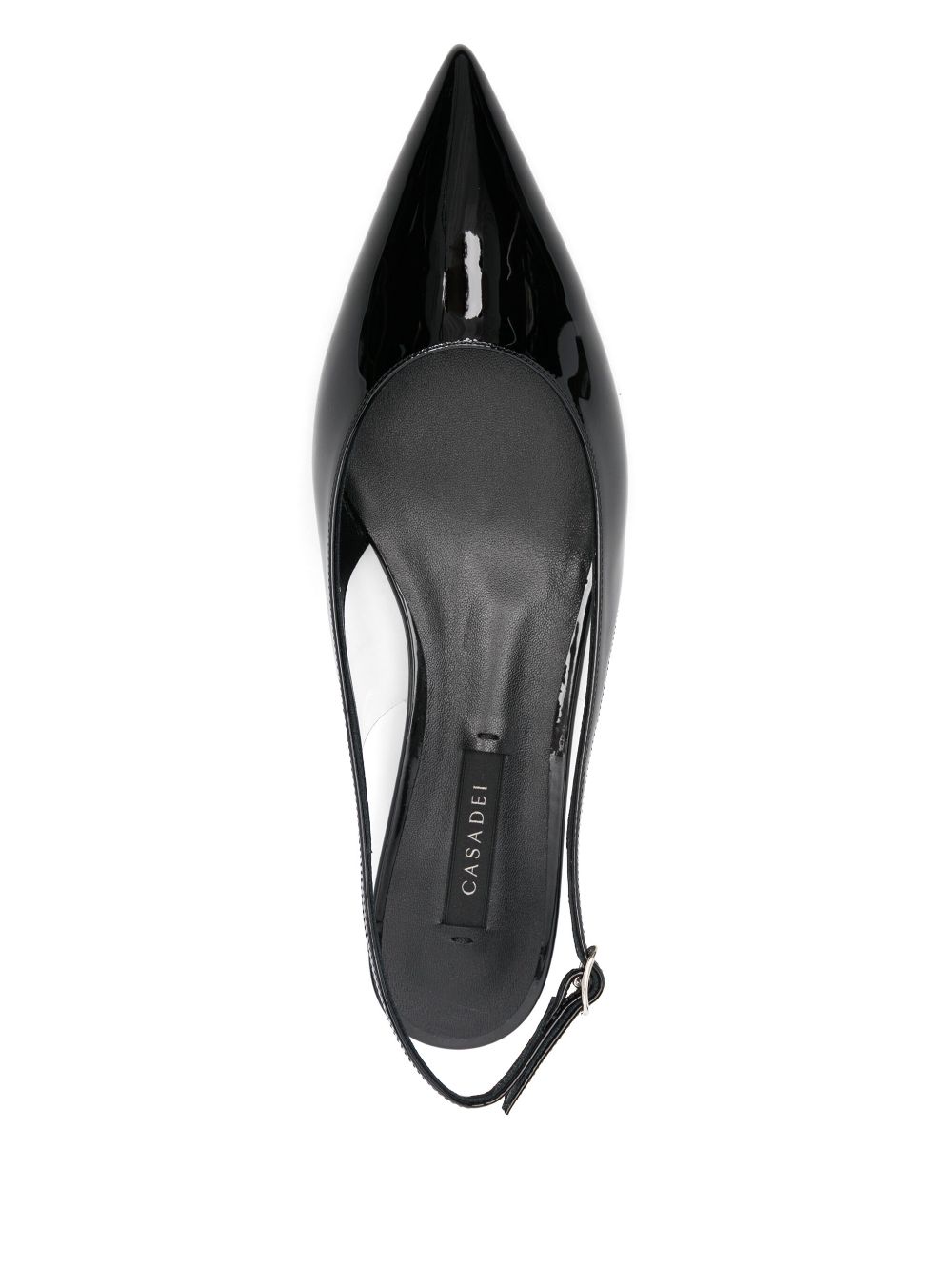 Casadei Tiffany flat pumps Black