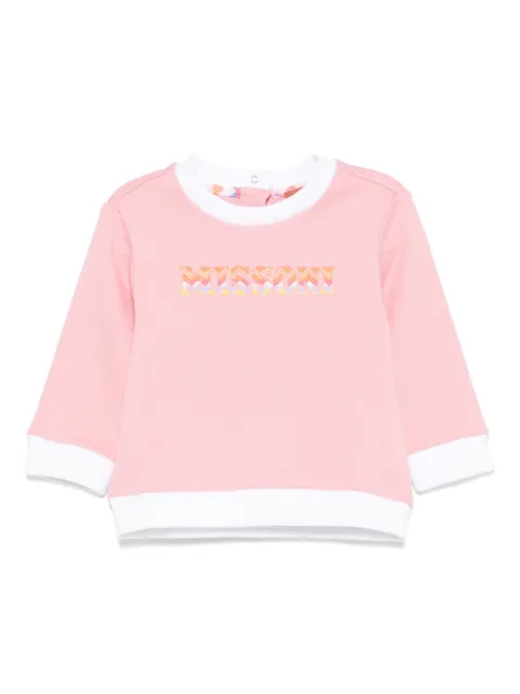 Missoni Kids zigzag-print sweatshirt 