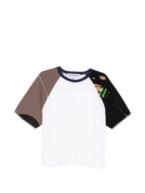 Stain Shade bleached-sleeve T-shirt