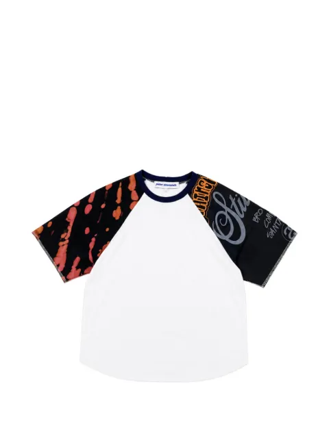 Stain Shade raglan-sleeve graphic-print T-shirt