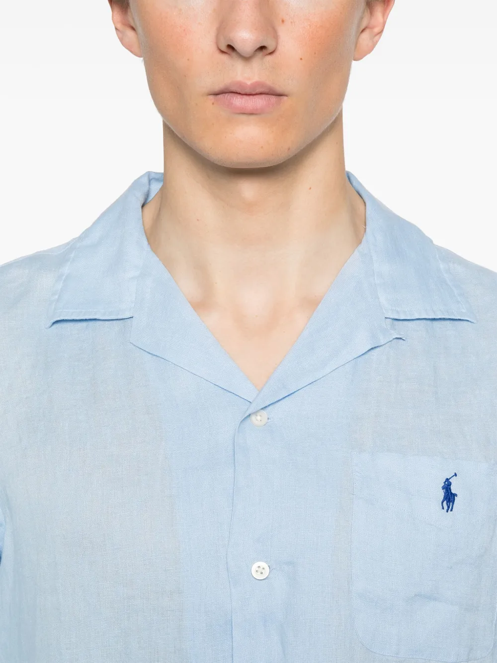 Polo Ralph Lauren Linnen overhemd Blauw