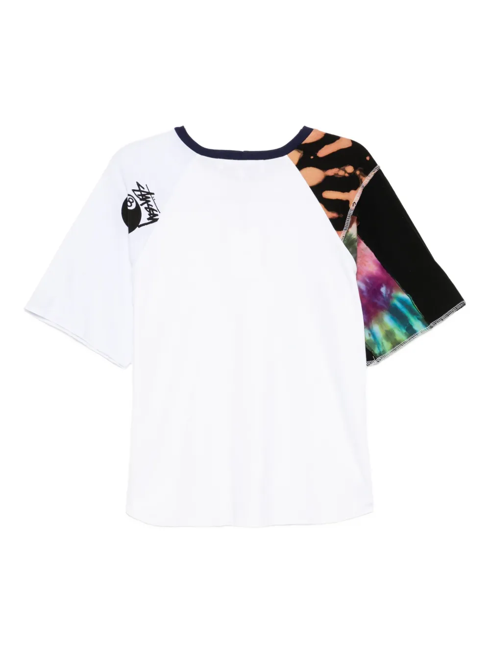 Stain Shade x Stussy T-shirt met tie-dye - Wit