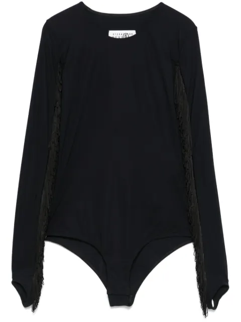 MM6 Maison Margiela fringed bodysuit