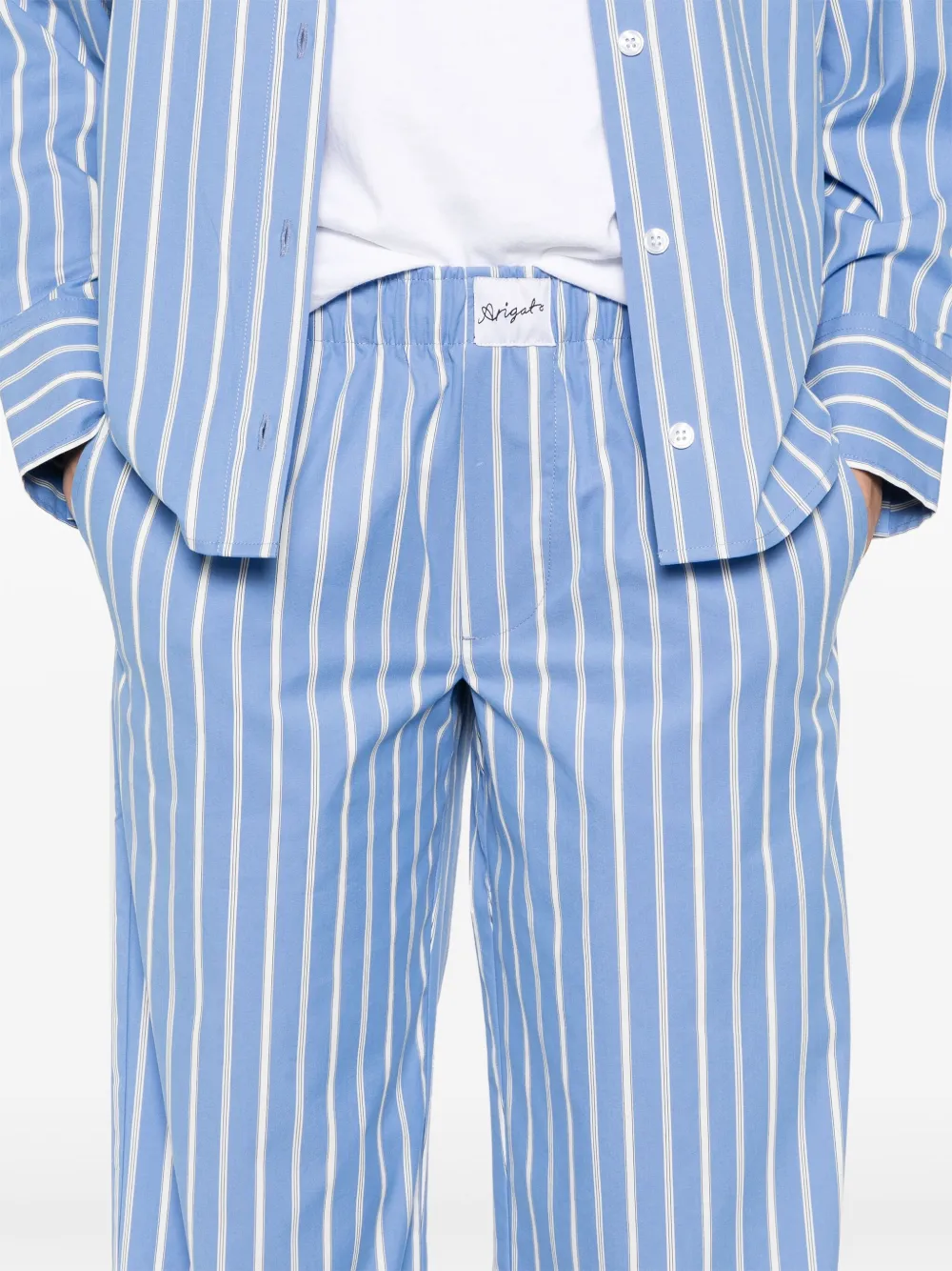 Axel Arigato Gestreepte broek Blauw