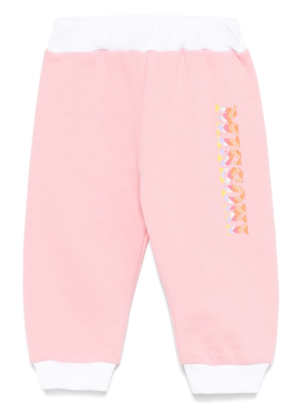 Missoni Kids logo-print track pants - Pink