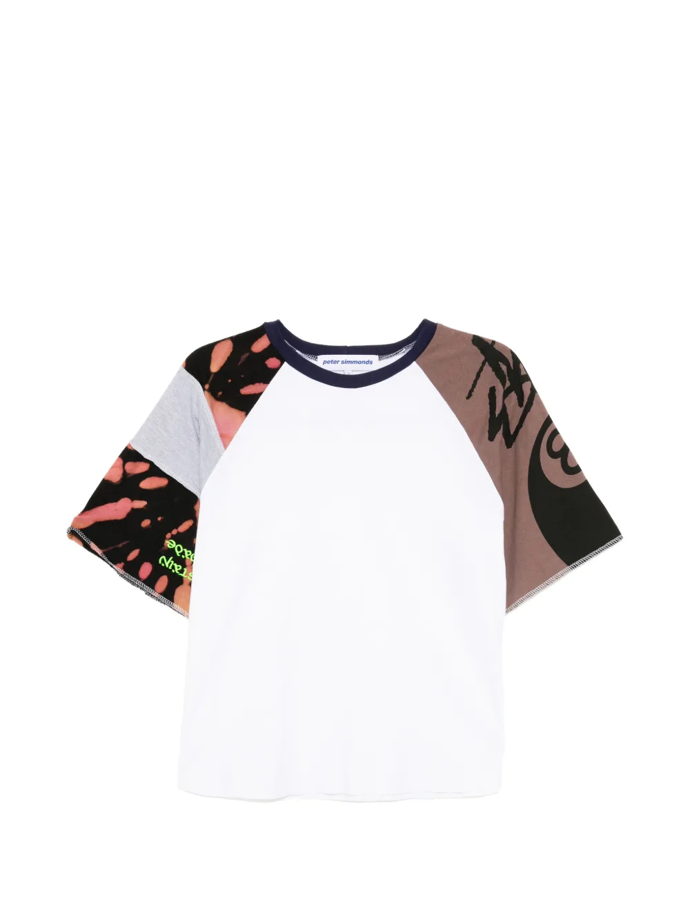 Stain Shade x Stussy tie-dye T-shirt – White
