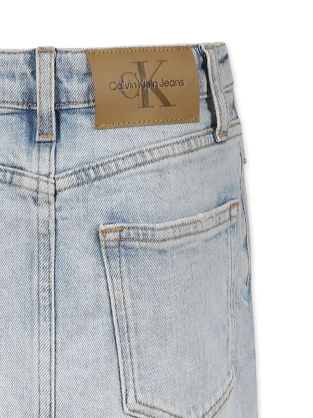 Calvin Klein Kids Spijkerrok Blauw