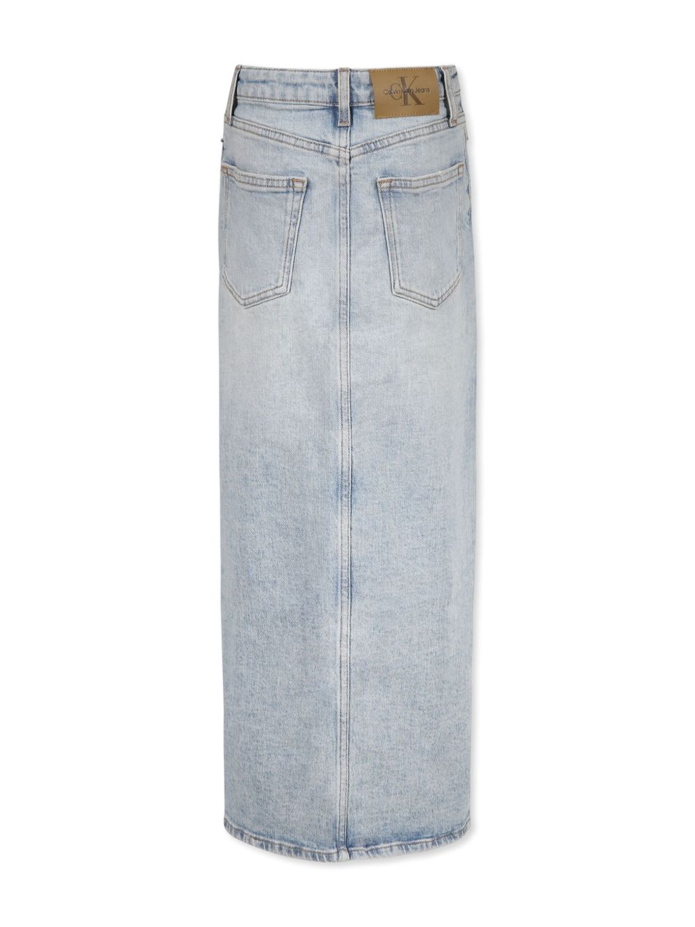 Calvin Klein Kids denim skirt - Blauw