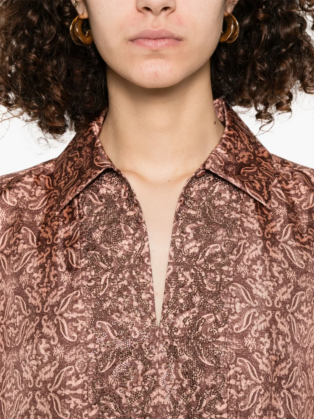 Max Mara Recente maxi-jurk Bruin