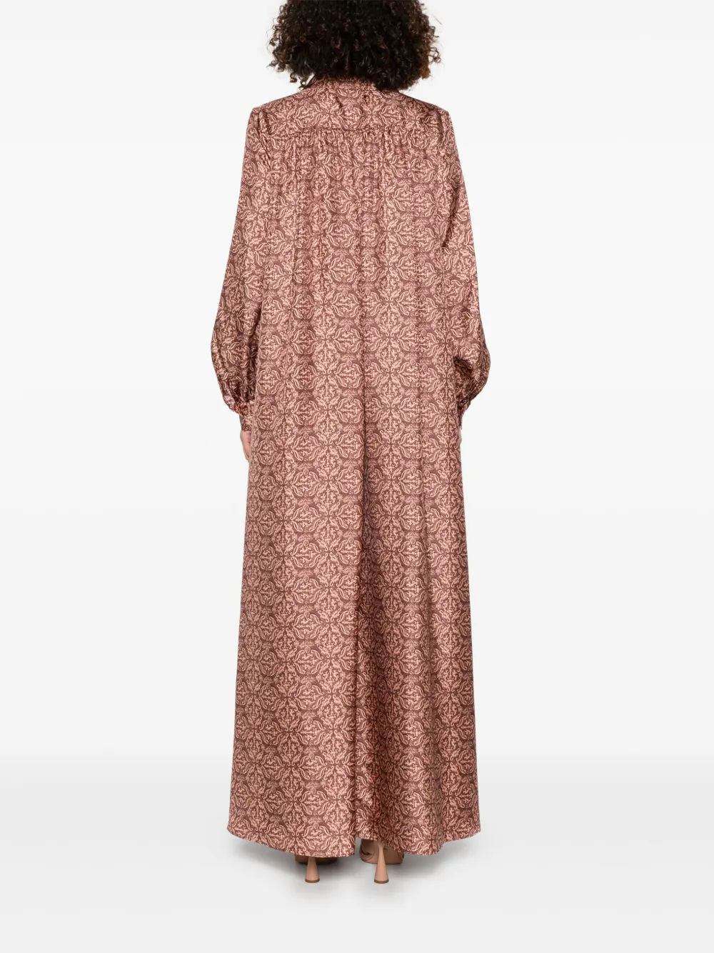Max Mara Recente maxi-jurk Bruin