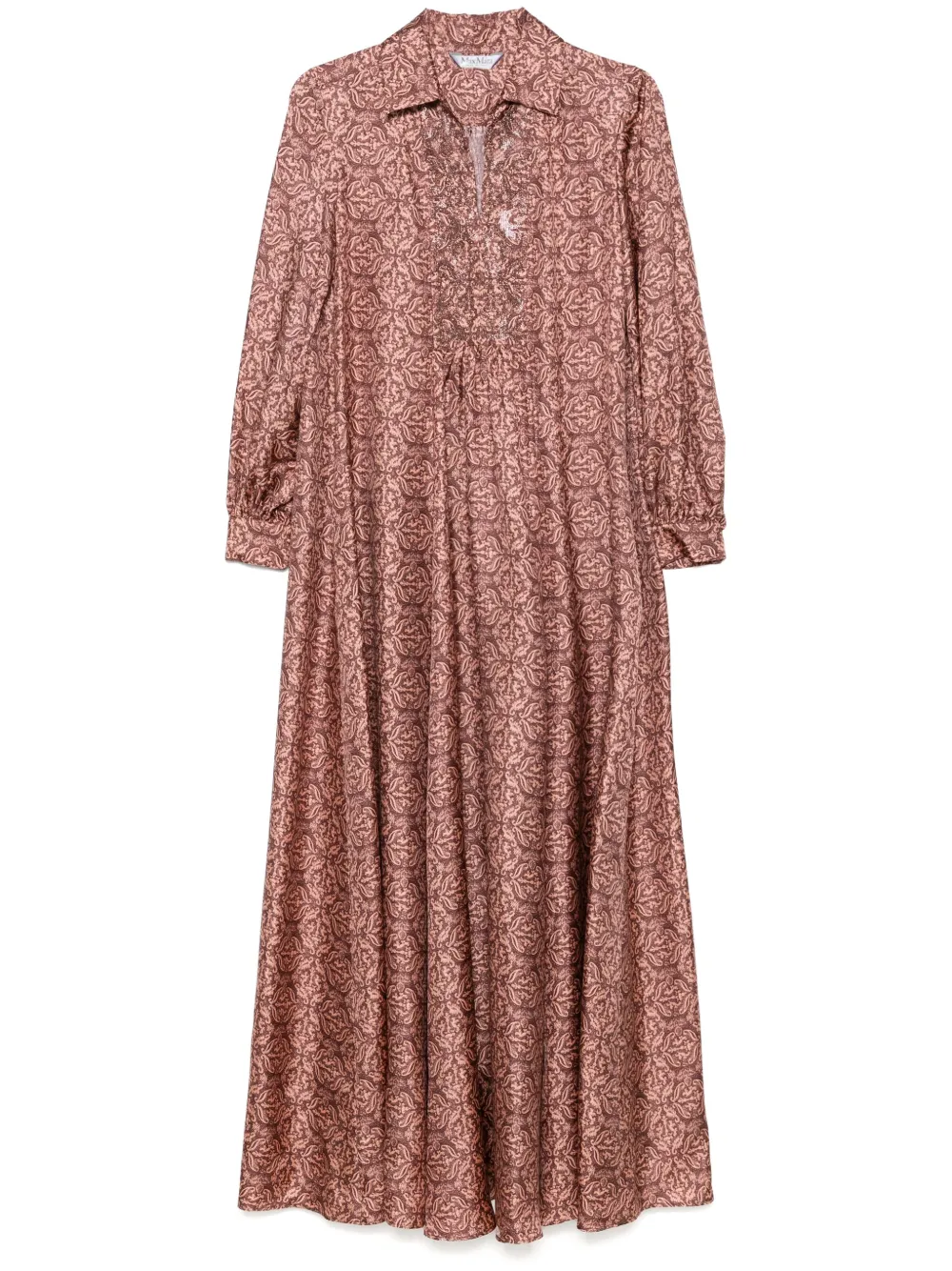 Max Mara Recente maxi-jurk Bruin