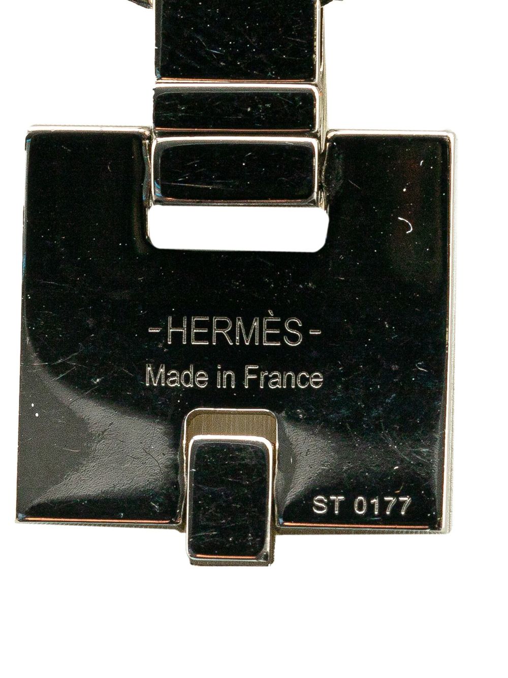 Hermès Pre-Owned 2000-2020 Palladium Plated Eileen Pendant Necklace costume necklace - Zilver