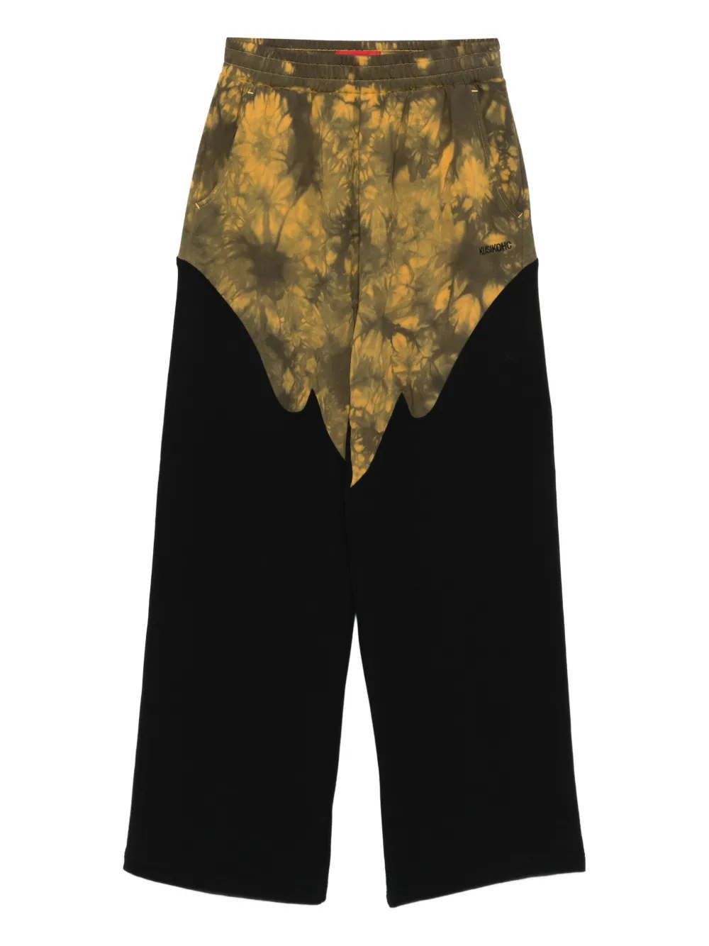 KUSIKOHC Rider tie-dye panel sweatpants | Black | Image 1