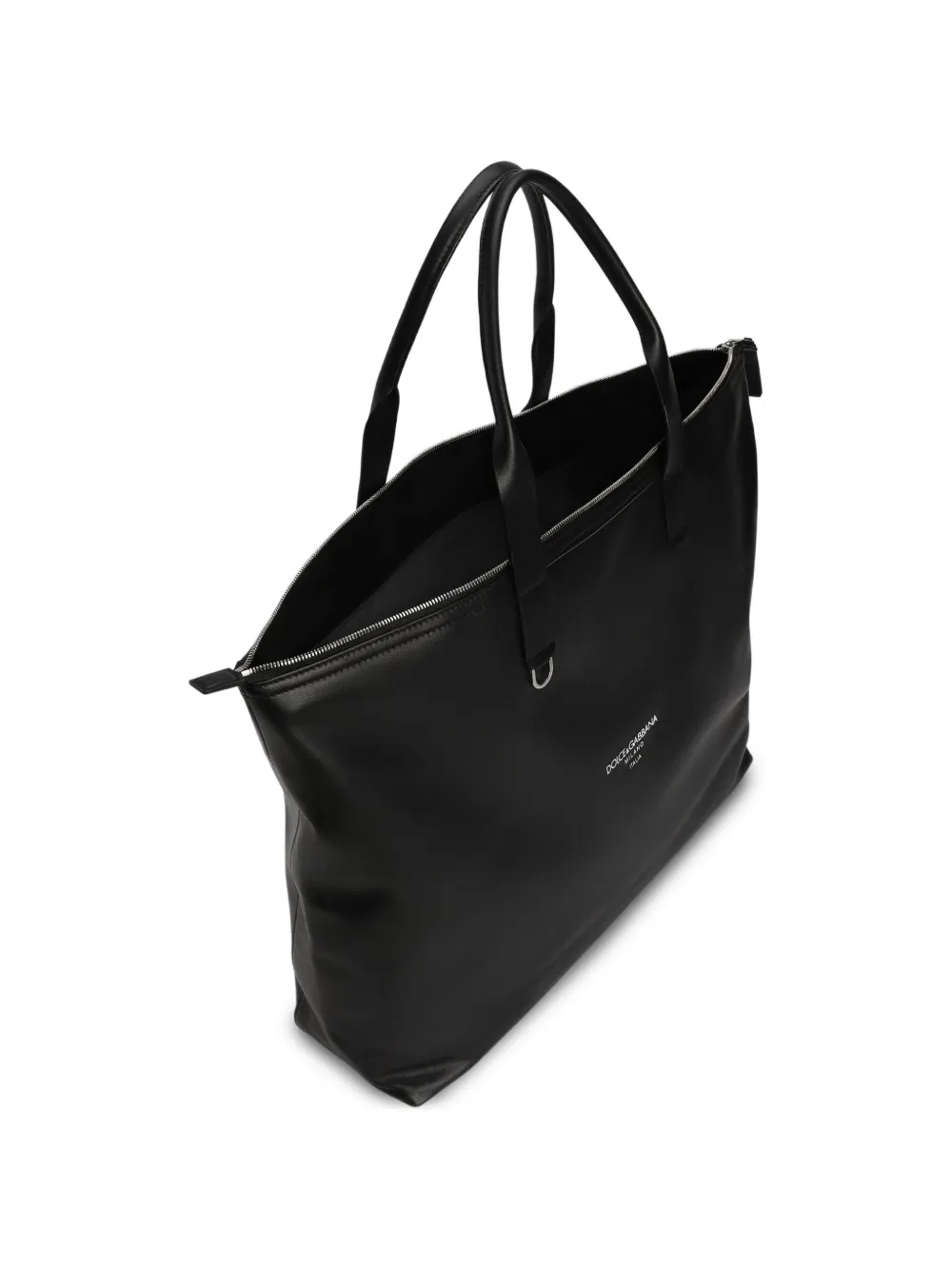 Dolce & Gabbana Leren shopper Zwart