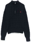 Polo Ralph Lauren cable-knit cotton sweater - Blue