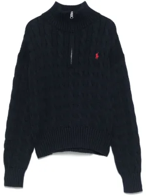 Polo Ralph Lauren ケーブルニット セーター | ブラック | FARFETCH JP Polo Ralph Lauren ケーブルニット セーター | ブラック | FARFETCH JP