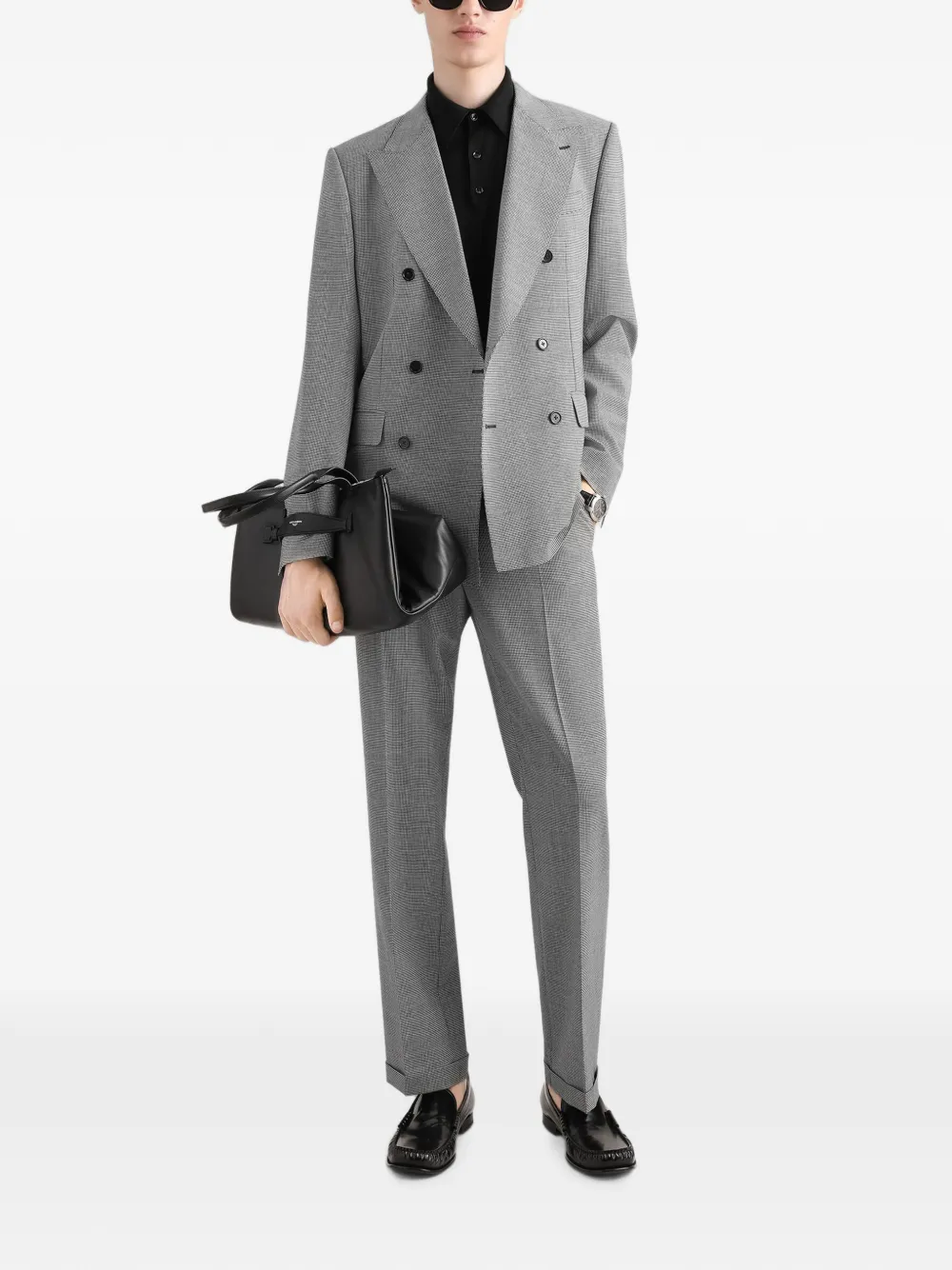 Dolce & Gabbana Leren shopper Zwart