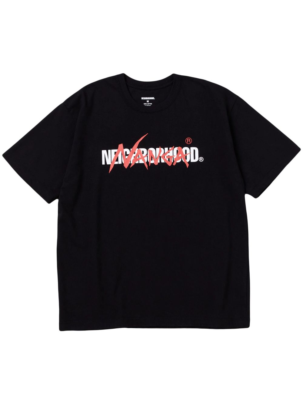 Neighborhood logo-print T-shirt - Black