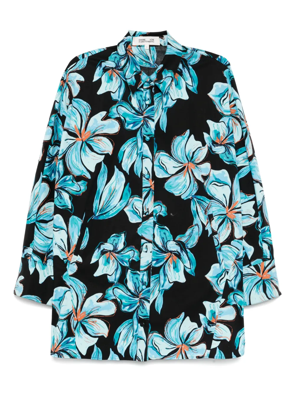 DVF Diane von Furstenberg Caleb shirt | Blue | Image 1