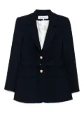 Veronica Beard Dickey belted jacket - NAVY