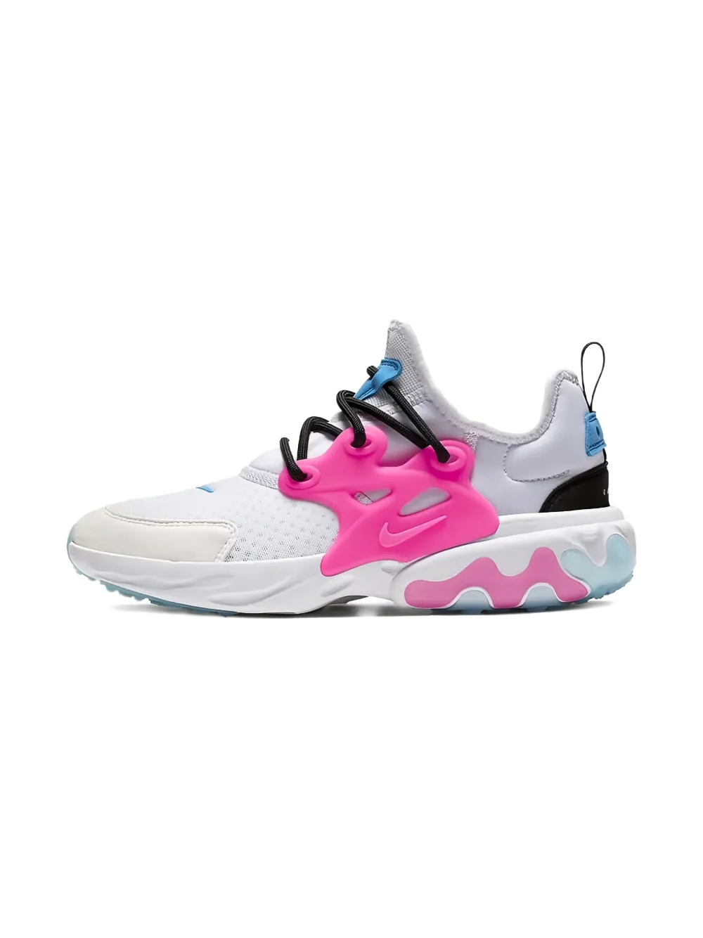 Nike Kids React Presto "White Hyper Pink Photo Blue" sneakers