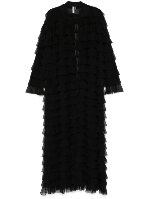 Norma Kamali ruffled coat