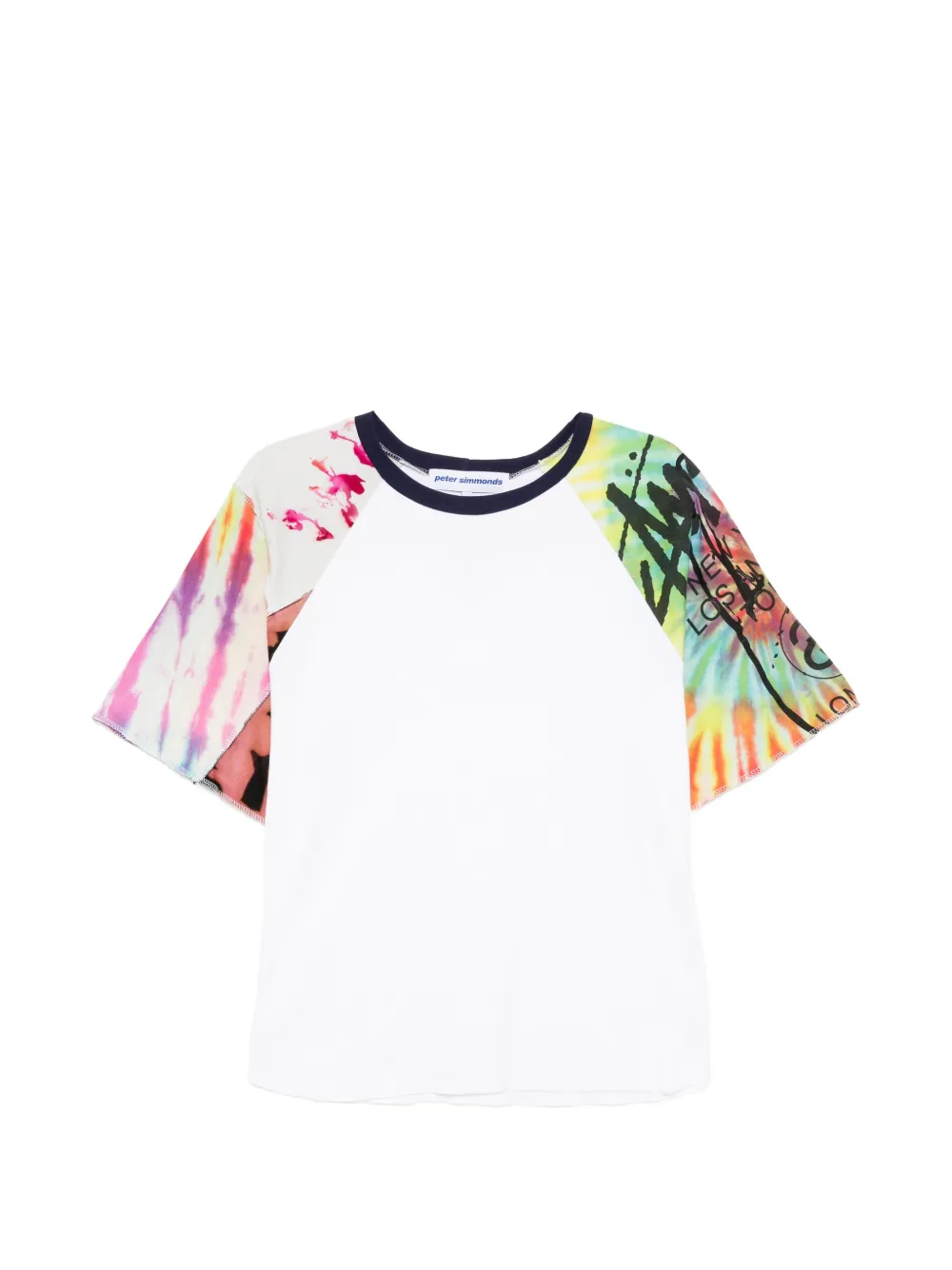 Stain Shade x Stussy tie-dye T-shirt – White