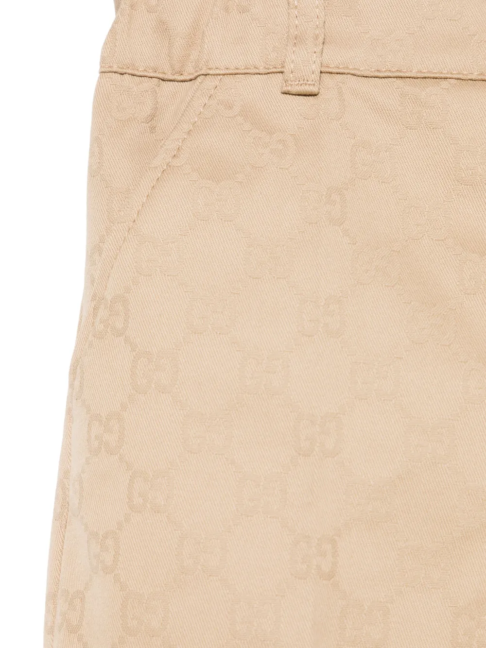 Gucci Kids GG katoenen shorts Beige