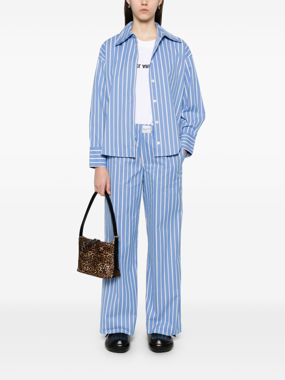 Axel Arigato striped shirt - Blauw