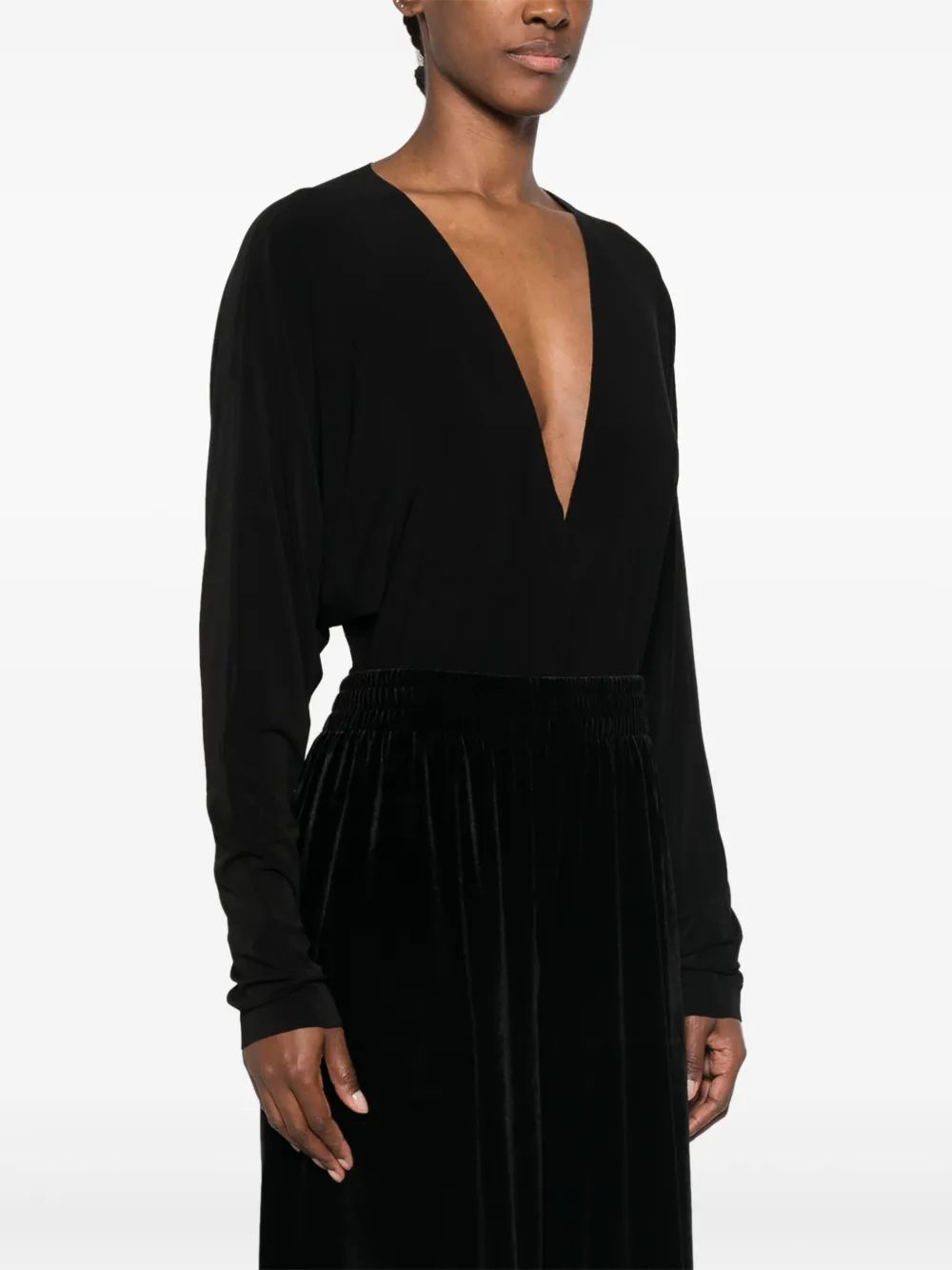 NORMA KAMALI V-NECK BODYSUIT