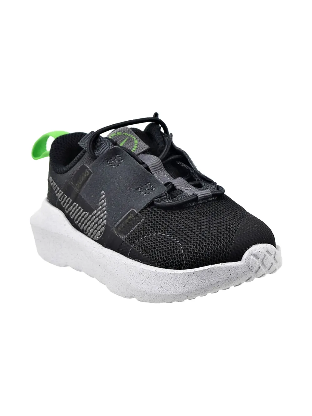 Nike Kids Crater Impact "Black Green Strike" sneakers