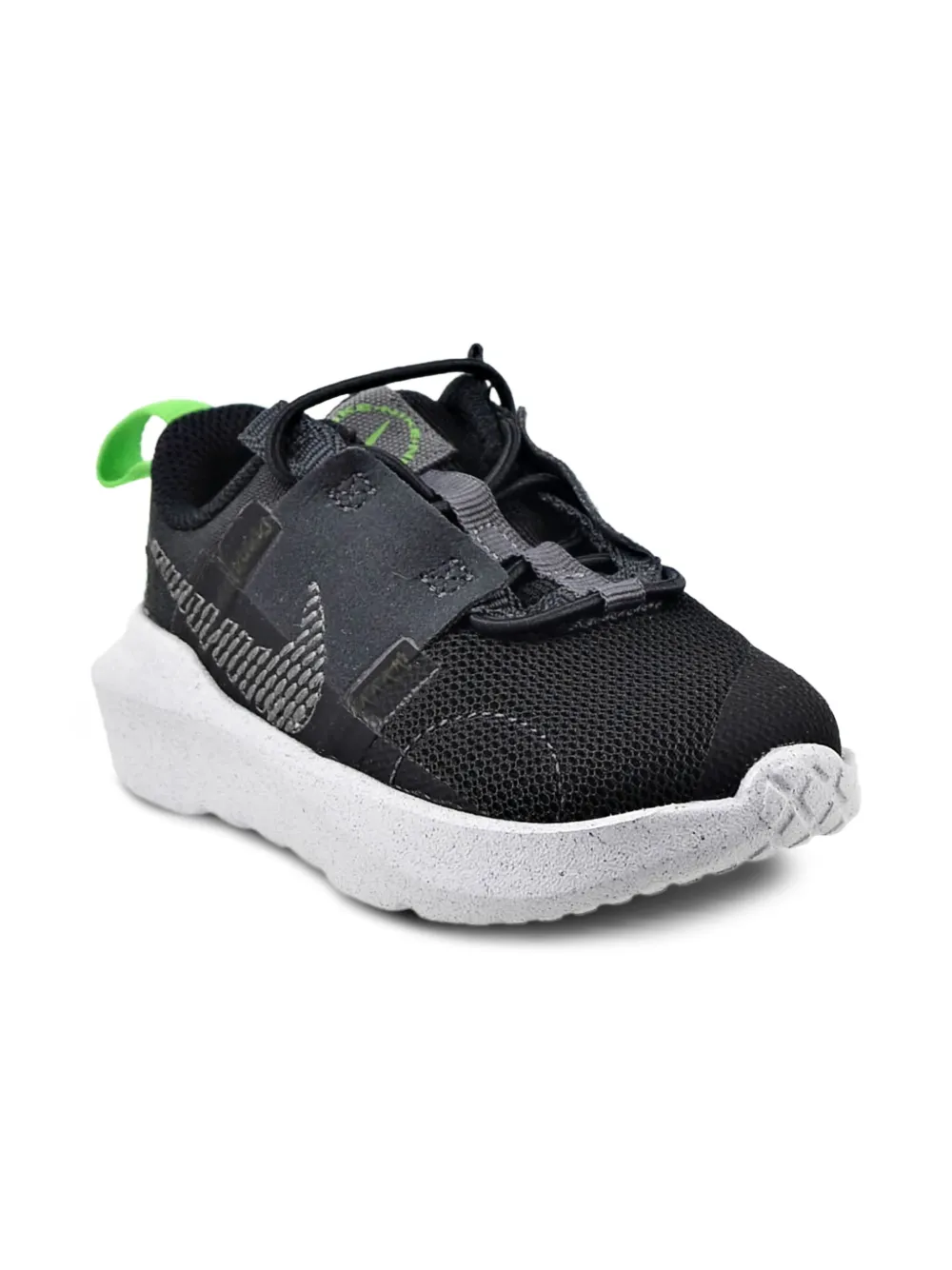 Nike Kids Crater Impact "Black/Green Strike" sneakers | Image 2