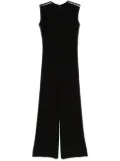 Norma Kamali stud-embellished jumpsuit - Black