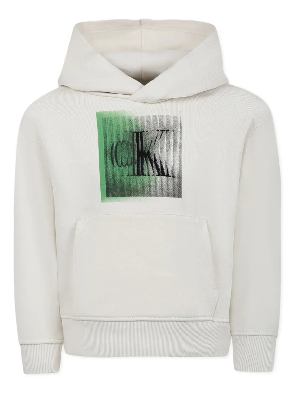 Calvin Klein Kids Katoenen hoodie Wit