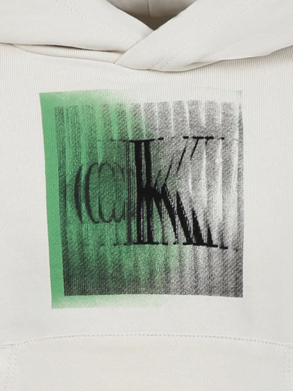 Calvin Klein Kids Katoenen hoodie Wit